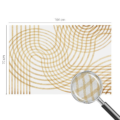 Foto behang voor de kinderkamer Geometrische weefsels