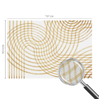 Foto behang voor de kinderkamer Geometrische weefsels