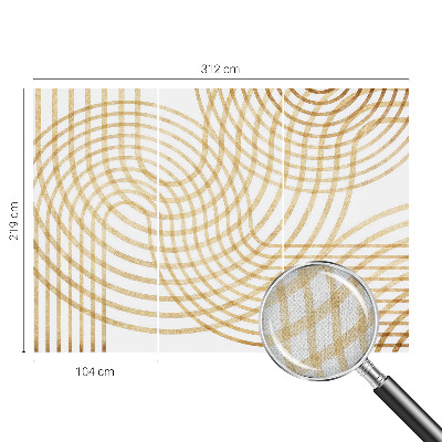 Foto behang voor de kinderkamer Geometrische weefsels