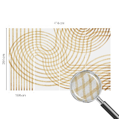 Foto behang voor de kinderkamer Geometrische weefsels