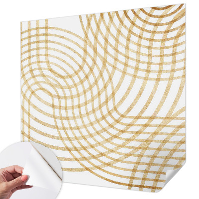 Foto behang voor de kinderkamer Geometrische weefsels