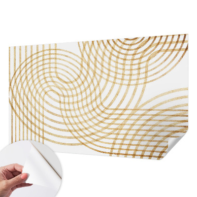 Foto behang voor de kinderkamer met geometrische patronen