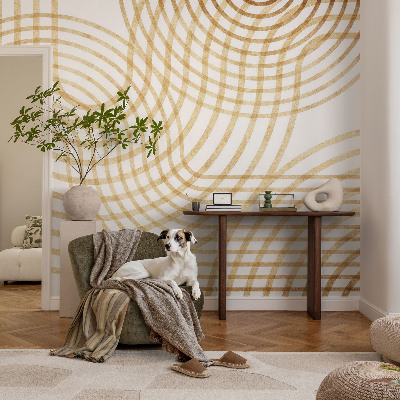 Foto behang voor de kinderkamer Geometrische weefsels