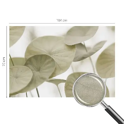 Fotobehang tienerkamer met een natuurlijke en elegante uitstraling