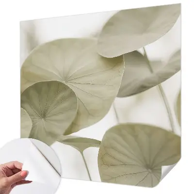 Fotobehang tienerkamer met een natuurlijke en elegante uitstraling