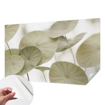 Fotobehang tienerkamer met een natuurlijke en elegante uitstraling