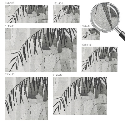 Fotobehang voor de kinderkamer Abstracte palmboom