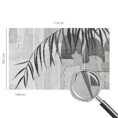 Fotobehang voor de kinderkamer Abstracte palmboom