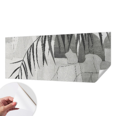 Fotobehang voor de kinderkamer met een abstracte palmboom als motief