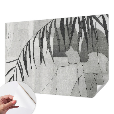 Fotobehang voor de kinderkamer met een abstracte palmboom als motief