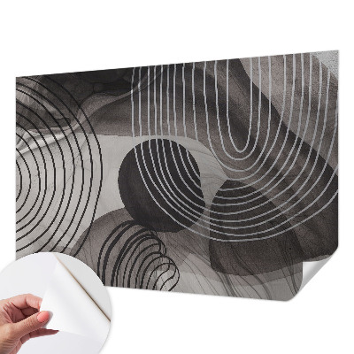 Zelfklevend fotobehang met het ontwerp 'Harmonie van vormen'