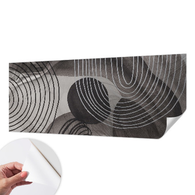 Zelfklevend fotobehang met het ontwerp 'Harmonie van vormen'