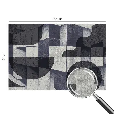 Fotobehang zelfklevend met een geometrisch symmetrisch patroon