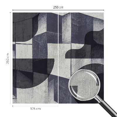 Fotobehang zelfklevend met een geometrisch symmetrisch patroon