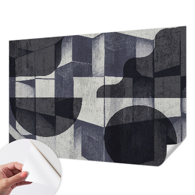 Fotobehang zelfklevend met een geometrisch symmetrisch patroon