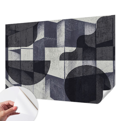 Fotobehang zelfklevend met een geometrisch symmetrisch patroon