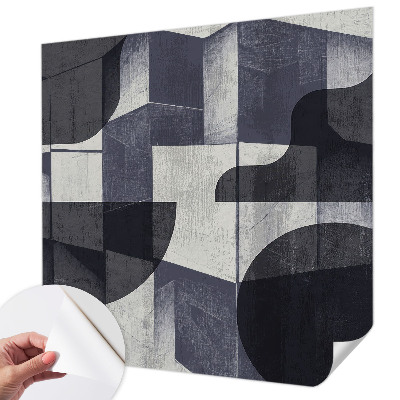 Fotobehang zelfklevend met een geometrisch symmetrisch patroon
