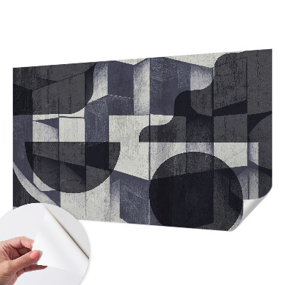Fotobehang zelfklevend met een geometrisch symmetrisch patroon