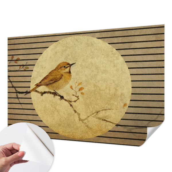 Zelfklevend fotobehang op maat Harmonievogel