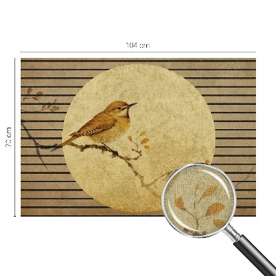 Zelfklevend fotobehang op maat Harmonievogel