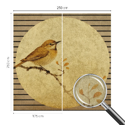 Zelfklevend fotobehang op maat Harmonievogel