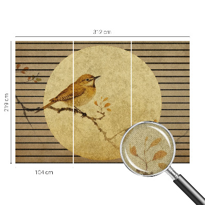 Zelfklevend fotobehang op maat Harmonievogel