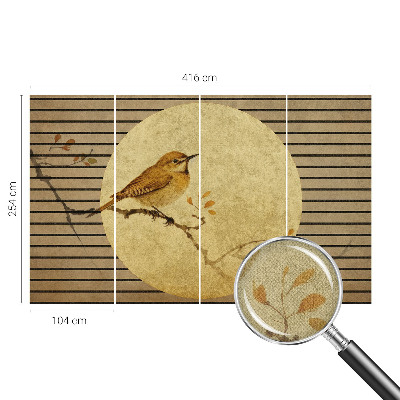 Zelfklevend fotobehang op maat Harmonievogel