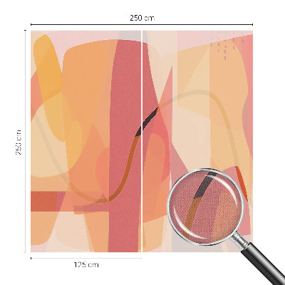 Foto behang voor de kinderkamer met een kleurrijk abstract ontwerp