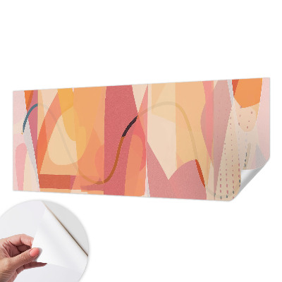 Foto behang voor de kinderkamer met een kleurrijk abstract ontwerp