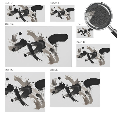 3D fotobehang Abstracte uitdrukking