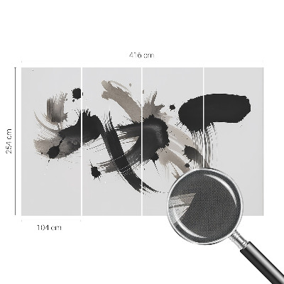 3D fotobehang Abstracte uitdrukking