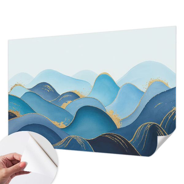 Foto behang voor de kinderkamer Glooiend landschap
