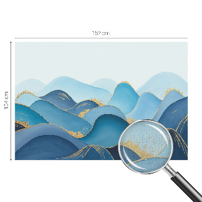 Foto behang voor de kinderkamer Glooiend landschap