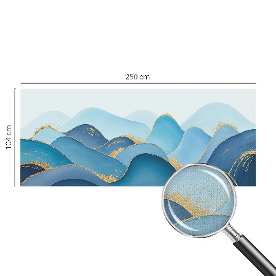 Foto behang voor de kinderkamer Glooiend landschap