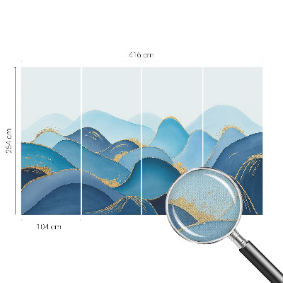 Foto behang voor de kinderkamer Glooiend landschap