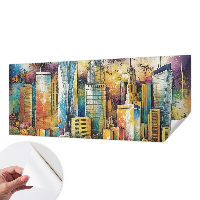 Fotobehang voor kinderkamer Stadspanorama