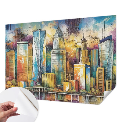 Fotobehang voor kinderkamer Stadspanorama