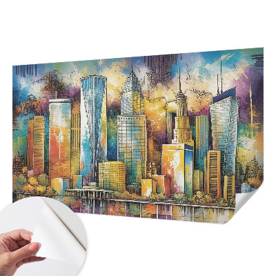 Fotobehang voor kinderkamer Stadspanorama