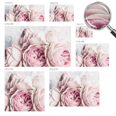 Fotobehang babykamer Roze rozen