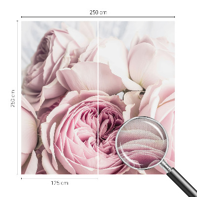 Fotobehang babykamer Roze rozen