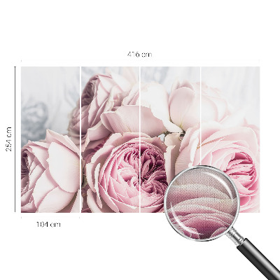 Fotobehang babykamer Roze rozen