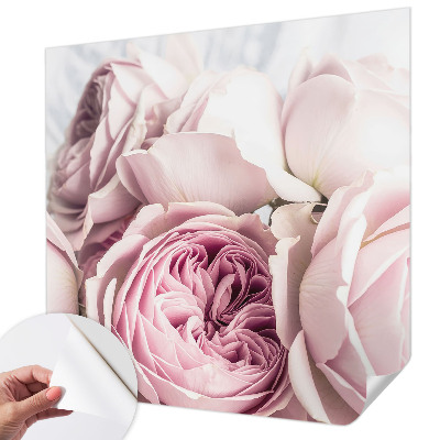 Fotobehang babykamer Roze rozen