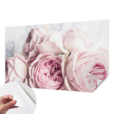Fotobehang babykamer Roze rozen