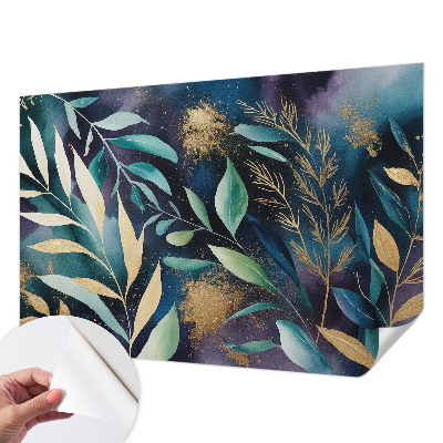 Fotobehang tienerkamer Botanische bladeren