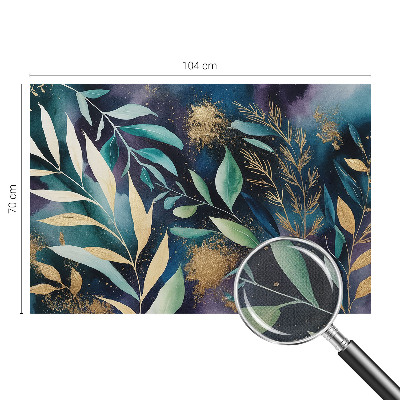 Fotobehang tienerkamer Botanische bladeren