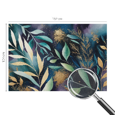 Fotobehang tienerkamer Botanische bladeren