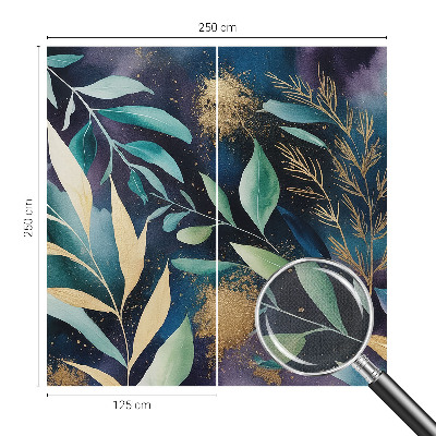 Fotobehang tienerkamer Botanische bladeren