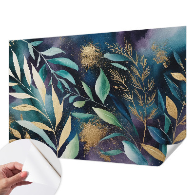 Fotobehang tienerkamer Botanische bladeren