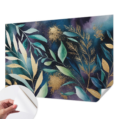 Fotobehang tienerkamer Botanische bladeren