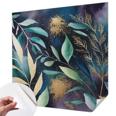 Fotobehang tienerkamer Botanische bladeren